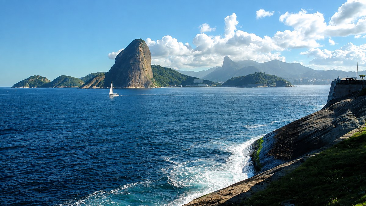 Vista do Zéfiro Eventos — Fortaleza de Santa Cruz da Barra, Niterói